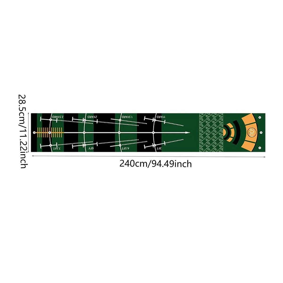 Golf Putting Indoor Golf Hitting Mat Green Mat Golf Practice Training Aid Equipment for Home Outdoor Backyard Golf Practice
