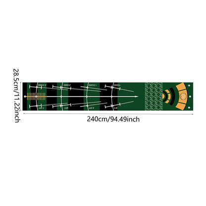 Golf Putting Indoor Golf Hitting Mat Green Mat Golf Practice Training Aid Equipment for Home Outdoor Backyard Golf Practice