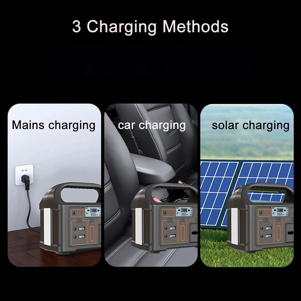 Gaiaray 100W Portable Power Station 76.8Wh LiFePO4 Charging Energy Station Solar Generator AC 110V 220V Power Bank for Camping