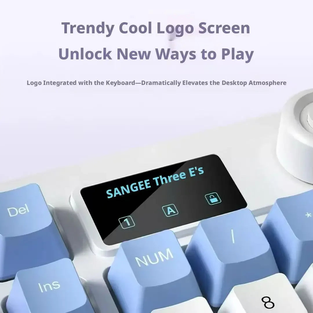 Wired Mechanical Feel Keyboard Mouse Set RGB Glow Low Noise Ultra Thin Gaming Combo Fashion High Value Computer Office Kit
