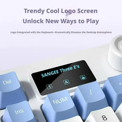 Wired Mechanical Feel Keyboard Mouse Set RGB Glow Low Noise Ultra Thin Gaming Combo Fashion High Value Computer Office Kit