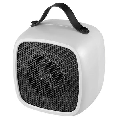 Portable 500W PTC Ceramic Mini Heater, Quiet Fast‑Heating Warm Air Fan for Home Office Indoor Winter Space Heating