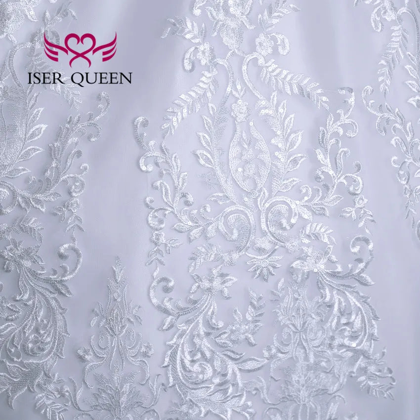 Customized Full Sleeves Pretty Lace Appliques Wedding Dresses 2026 New Plus Size Ball Gown Princess Bride Dress Elegant WX0301