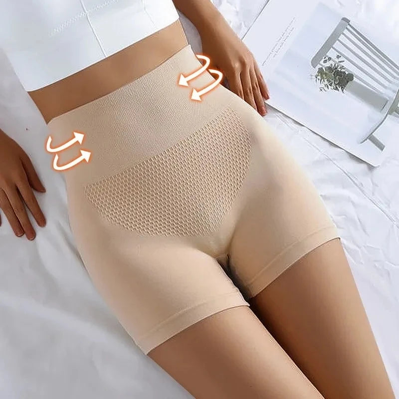 Women Seamless Safety Short Pants Summer High Waist Anti Chafing Soft Boyshorts Panties Plus Size Boxers for Women’s Underwear