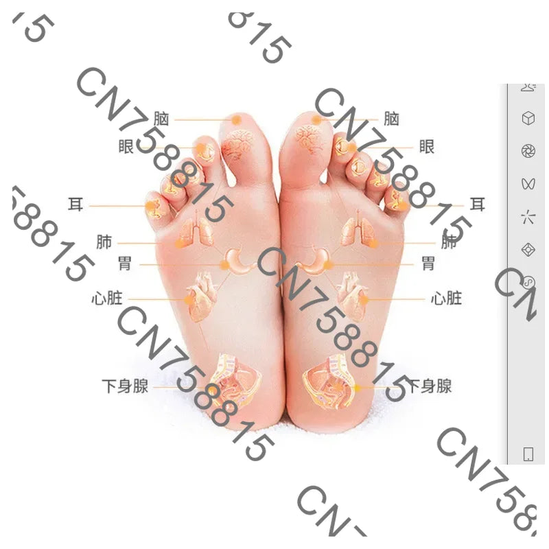 Mode Adjustable Portable Meridian Activation Device D238，Folding Foot Massager USB Rechargeable Acupoint Stimulator Multi