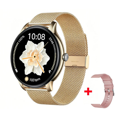 2026 Smart Watch Women Round Smartwatch Bluetooth Call Men Fitness Tracker Bracelet Custom Watch Face Watches For Android IOS