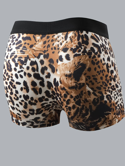 4-Pack Men's Boxer Briefs |   Casual and Breathable, Comfortable and Skin-Friendly, Men's Sports Shorts, Breathable and Stretchy, Comfortable Casual Sports Underwear, Gift for Boyfriend, Gift for Husband.