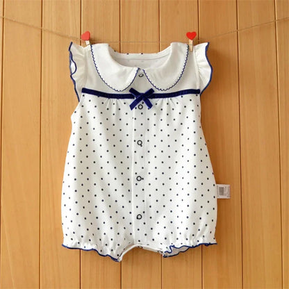 3-18 Month baby Summer clothes rompers girls overalls short Sleeve bodysuit cotton baby clothing jumpsuit newborn Girl onesies
