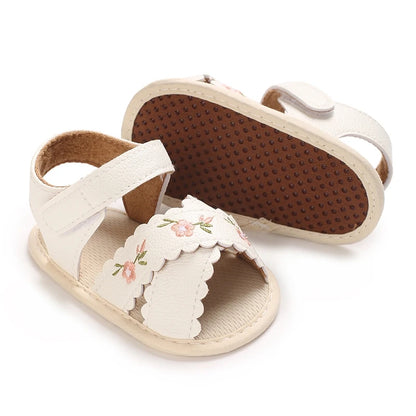 NEW Baby Girls Shoes Non-Slip Soft Soled Lace Bowknot Flats Toddler First Walker Fall Princess Shoes
