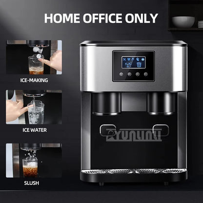 3 in 1 Ice Maker Crusher Portable Cold Water Machine Automatic Ice Making Machine Cubo De Gelo Mini Machine A Faire Des Glacon