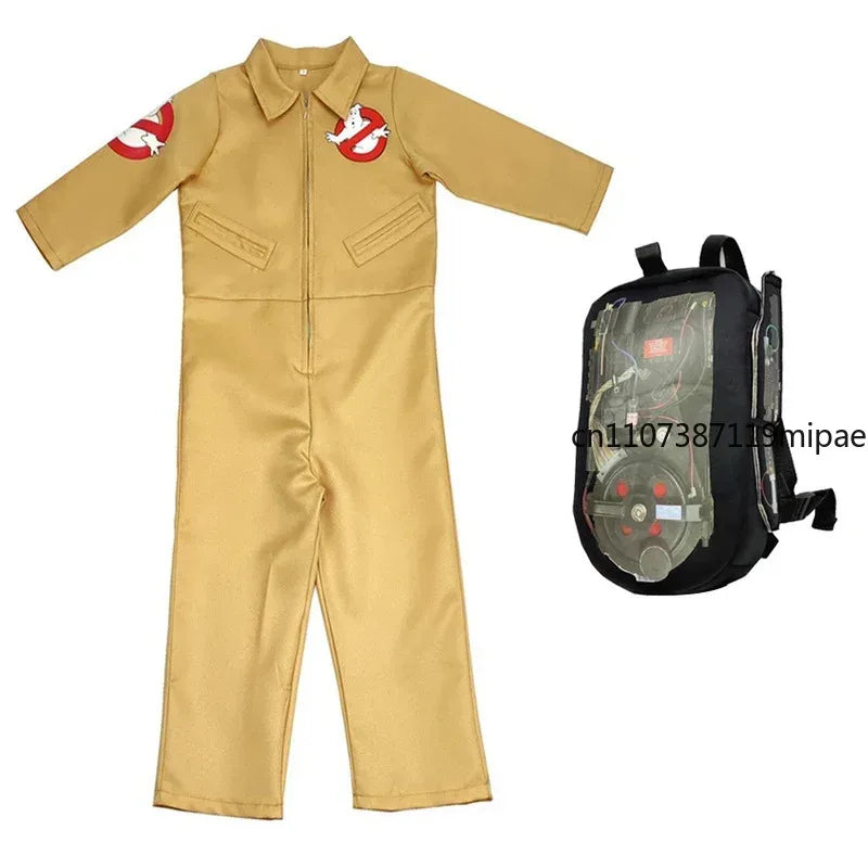 NEW GhostBusters Halloween Costumes Cosplay For Men Adult Women Ghost Busters Jumpsuits with Proton Pack Carnival Suits Clothes