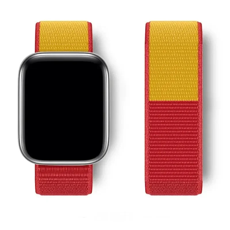 Nylon loop For Apple Watch Band Ultra-2 49mm 44mm 40mm 45mm 41mm Sport pride Bracelet iwatch Strap Series 9 8 se 7 6 5 4 3