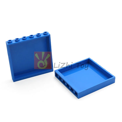 30pcs MOC Brick 59349 Panel 1x6x5 Window DIY Enlighten Building Block Bricks Compatible with Assembles Architecture Construction