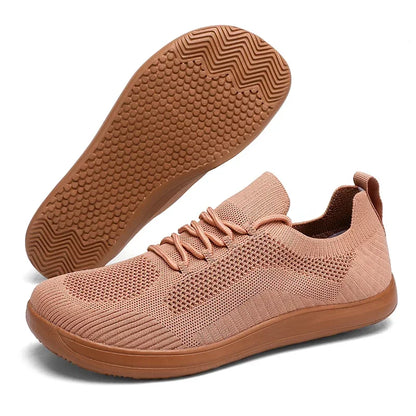 Men’s Wide-Toe Minimalist Shoes | Breathable Air-Mesh & Lightweight EVA | Daily Walking & Casual Wear