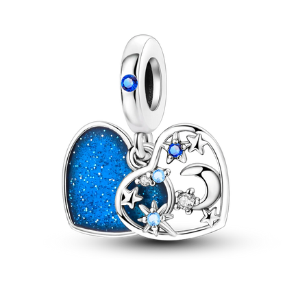 2026 Hot Sale Charms Bead 925 Sterling Silver Pink Butterfly Luminous Firefly Dangle Fit Bangle Bracelet Necklace DIY Jewelry
