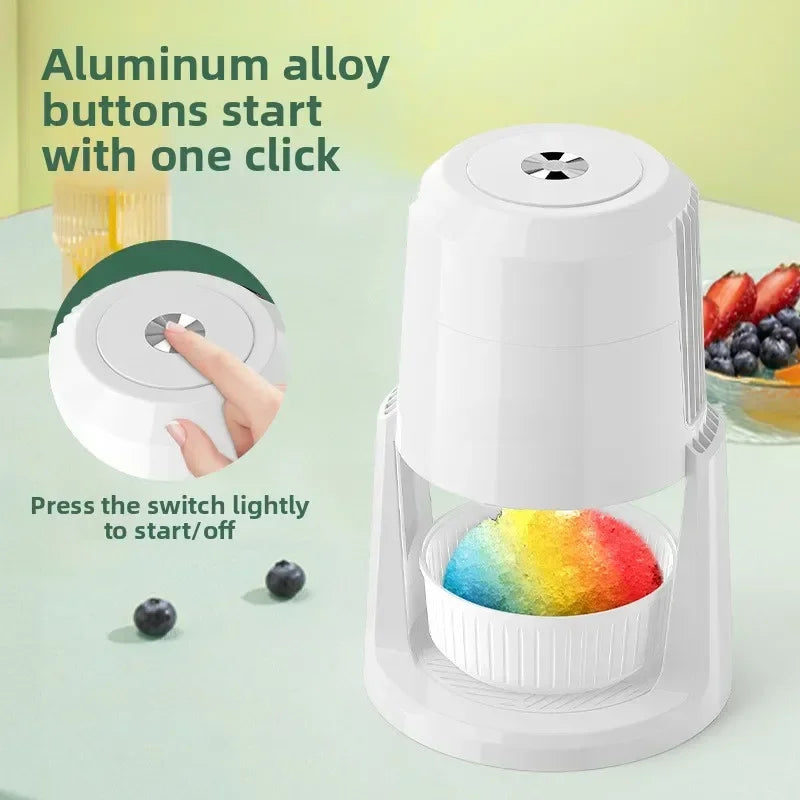 FlipStylez™ Electric Ice Shaver Machine – 3 KG/Min, Dual Voltage 110V/220V, Two-Speed, Red Green White, Smoothies & Crushed Ice | FlipStylez LLC®
