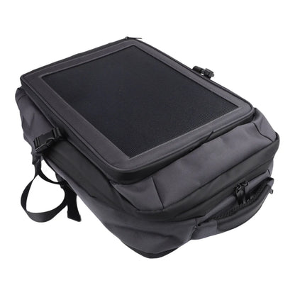 Stylish Solar Powered Bag Charging Backpack Lightweight Outdoor Backpack Dark Gray Solar Charging Backpack 35L Capacity