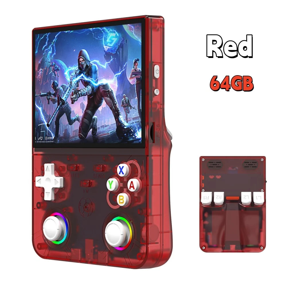 R36 Ultra X Retro Handheld Game Player WiFi Open Source Linux System 4.5" IPS Screen Hall Effect Emulator Wireless Gamepad Gift