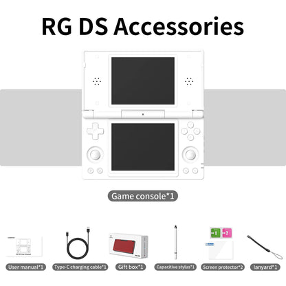 Anbernic RG DS Flip Handheld Game Console 4" IPS HD Dual Screen
