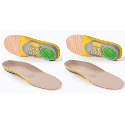 1 Pair Plantar Fasciitis Orthotic Shoe Inserts Arch Support Gel Comfort Shoe Insoles Athletic Running Insoles For Women And Men