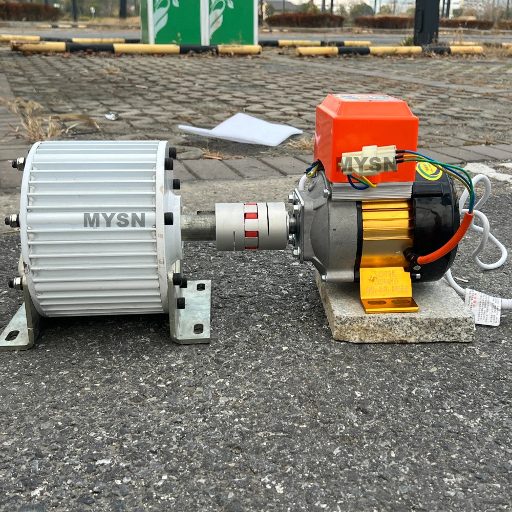 Free Energy 220V 380V Permanent Magnet Generator 20KW 30KW Generator Set 50Hz 60Hz Alternator With Variable Speed Electric Motor