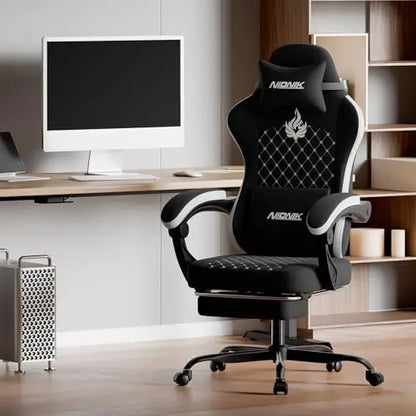 （Local US Inventory）Gaming Chair with Massage,Ergonomic PC Gaming Chair Computer Chairs with Footrest Comfortable rest and Lumba