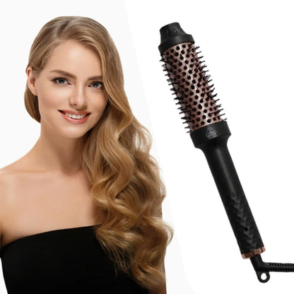 2 In 1 Hair Comb Ionic Hair Curler Hair Straightener Professional Curling Iron Heated Hair Styling Brush