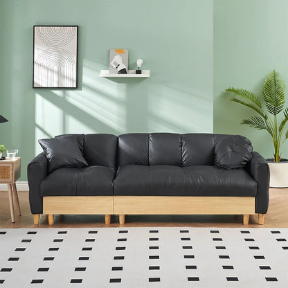 86.61-inch Fabric Sofa Convertible Into A Sofa Bed And Equipped With Storage Function Suitable For Use In Meeting Rooms Living Rooms And Bedrooms