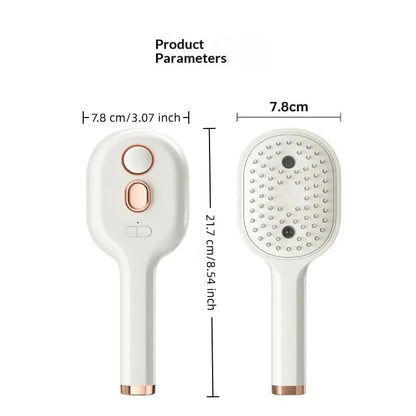 Electric Steam Spray Hair Brush USB-C Rechargeable Wet Hair Straightener Comb, Smooth Styling Anti-Frizz Tool