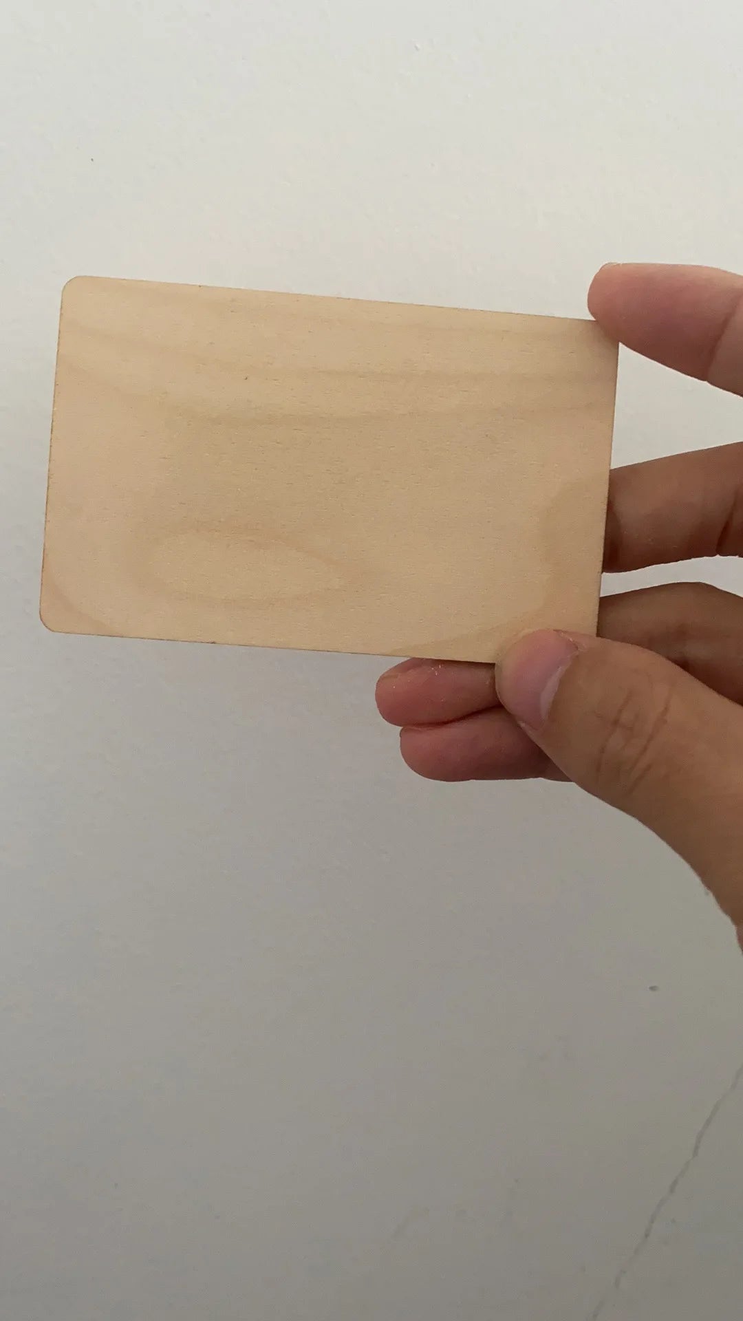 1pcs  12 colors wood 13.56mhz NFC Blank Bamboo black walnut cherry beech Wooden Membership Card NFC Contactless Business Card