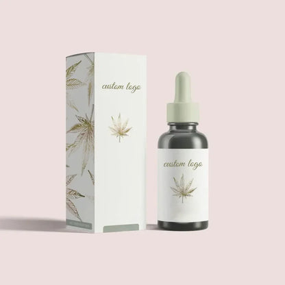 custom paper boxes Skin Care Glass Dropper Bottle Box CBD Box Packaging for Essential Oils