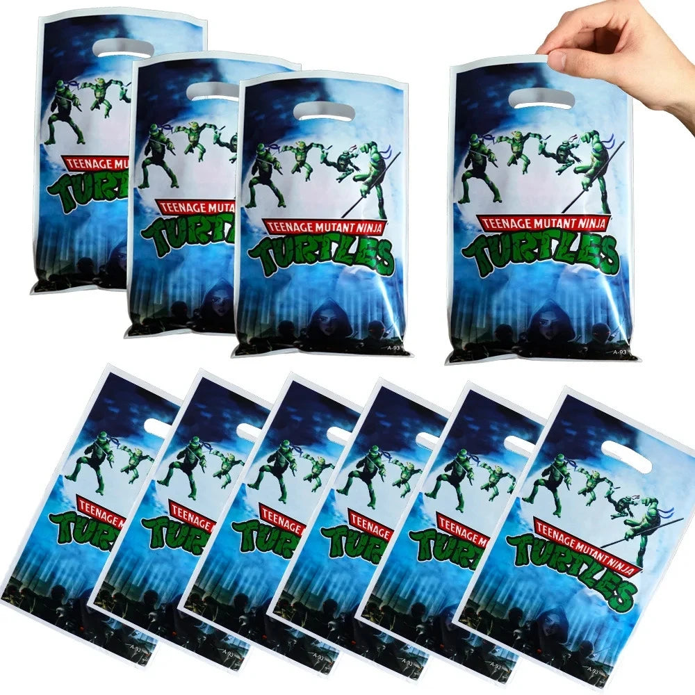 Cartoon Turtles Birthday Party Decorations Tableware Tablecloth Cup Plate Bag Napkins Balloon Baby Shower Turtles Party Favors