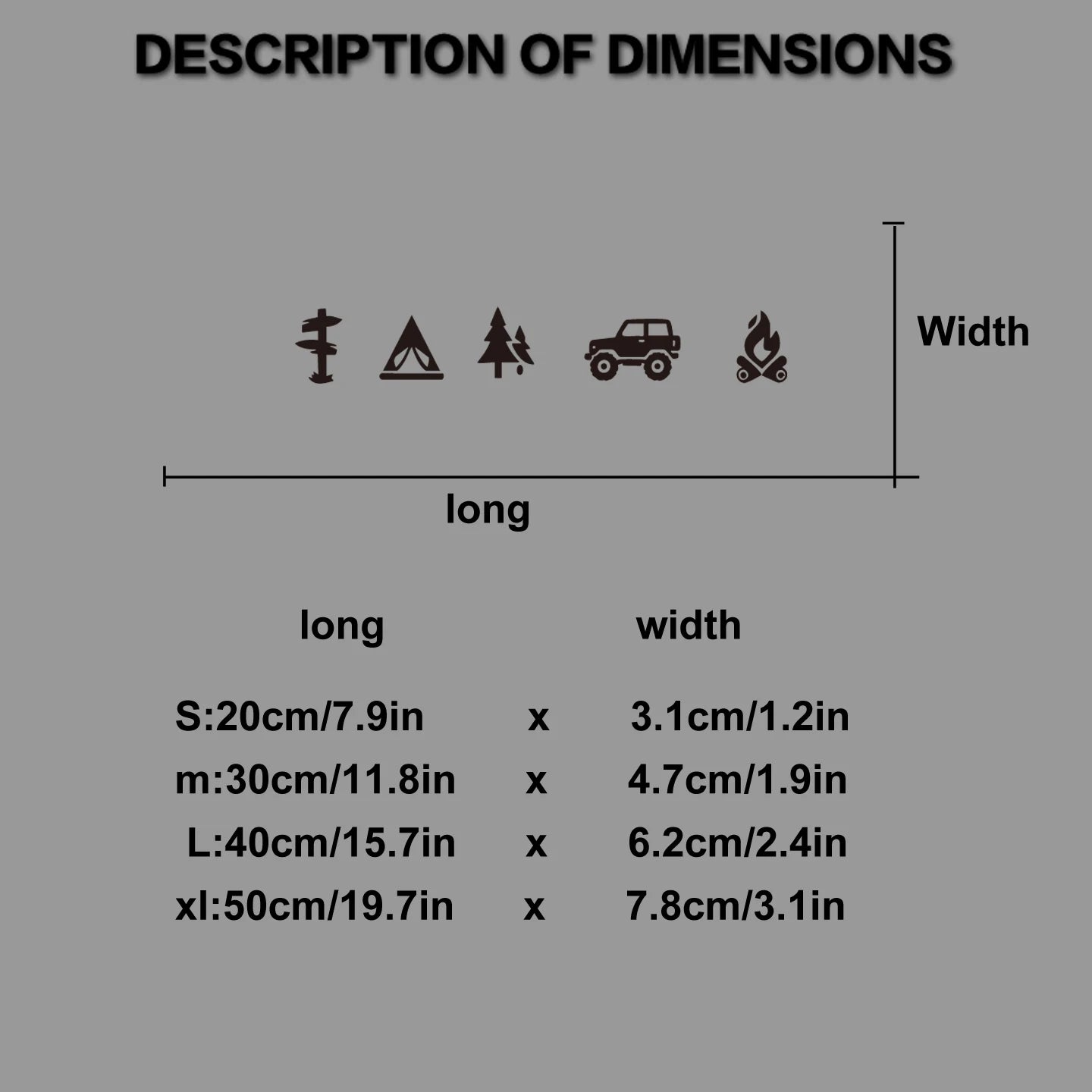 Camping Icons Outdoor Campfire Hiking Die Cut Vinyl Decal Sticker For Car Truck Motorcycle Window Bumper Wall Home Office Decor