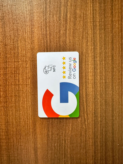 nfc tag 13.56Mhz Programmable Google Review Card NFC station table NFC Google Reviews display bending card standing bracket