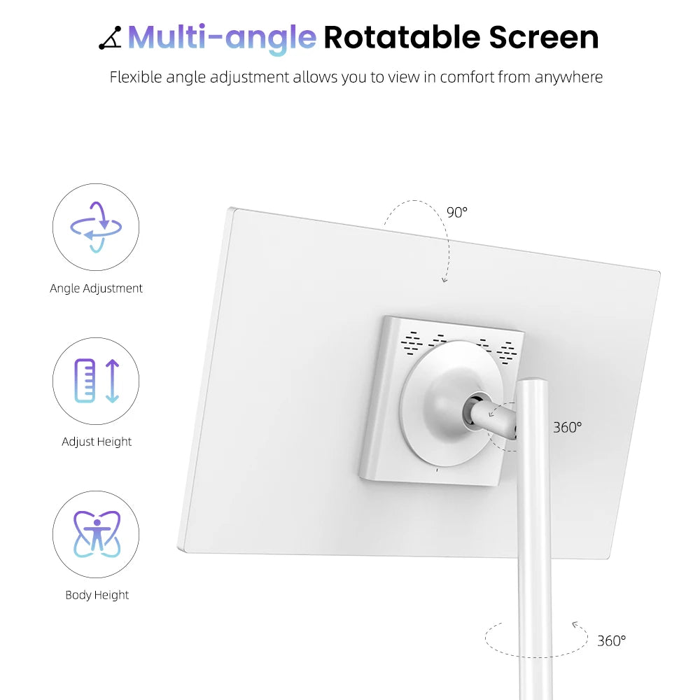 32 Inch Portable Smart Touchscreen TV Android 13 LCD Full HD Camera Battery Travel Exhibition Event Promotion Screen