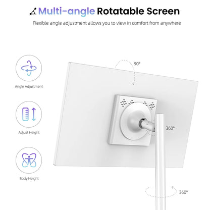 32 Inch Portable Smart Touchscreen TV Android 13 LCD Full HD Camera Battery Travel Exhibition Event Promotion Screen