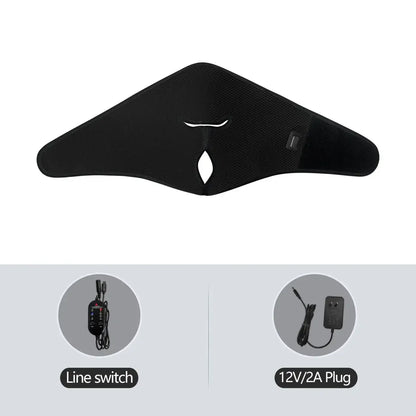 Electric Heated Face Mask Heating Pad Relieve Facial Discomfort Home Relax Wellness Face Mask 3 Modes Timing Function