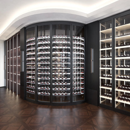 Top Sell Wine Fridge Chiller Split Type Cooling Unit System Wine Cabinet Multiple Temperature Zone Smart Wine Cooler