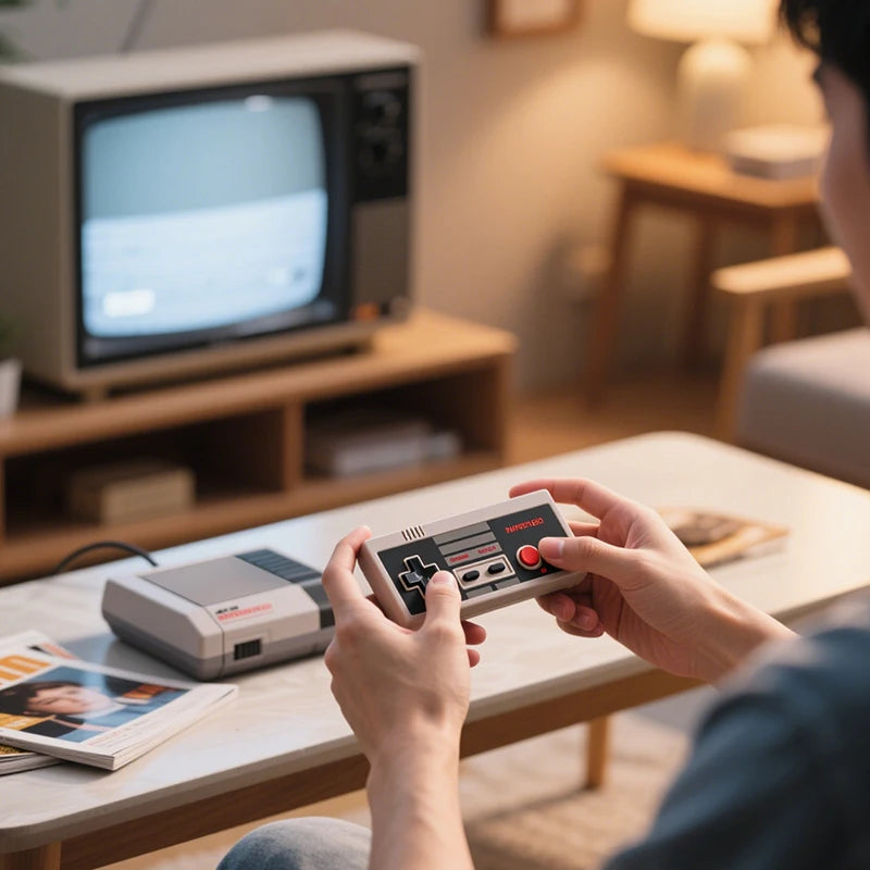 Retro Game Controller | 620 Built-In Games with Dual Gamepads | AV Output for Home Gaming