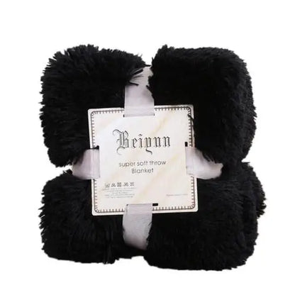80x120cm Soft Fluffy Shaggy Warm Bed Sofa Bedspread Bedding Sheet Throw Blanket Travel Patchwork Bedspread