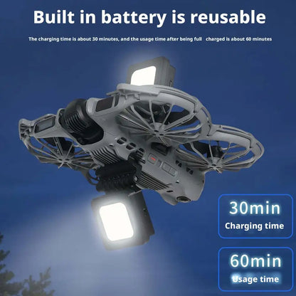 Drone Night Flight Light, Indicator Light for DJI Neo 2 Drone Accessories Anti-Collision Rechargeable LED Light Navigation Light