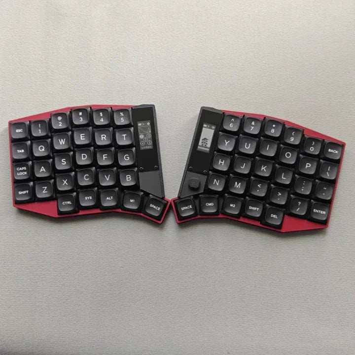 Sofle Low Profile Wireless Split Keyboard Hot Swap Kit Compatible Choc V1 1350/ V2 1353 Switch ZMK Bluetooth Separate Keyboard
