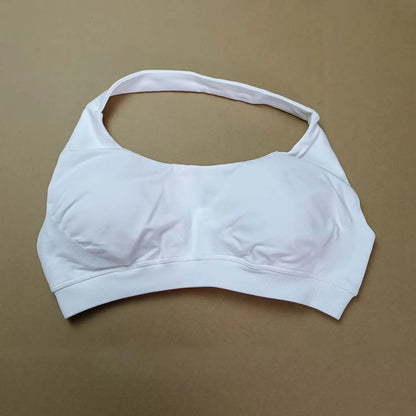NCLAGEN Sports Bra Women Sportswear Seamless Halter Top High Support Push-up Open Back Gym Wear Fitness Yoga Workout Underwear