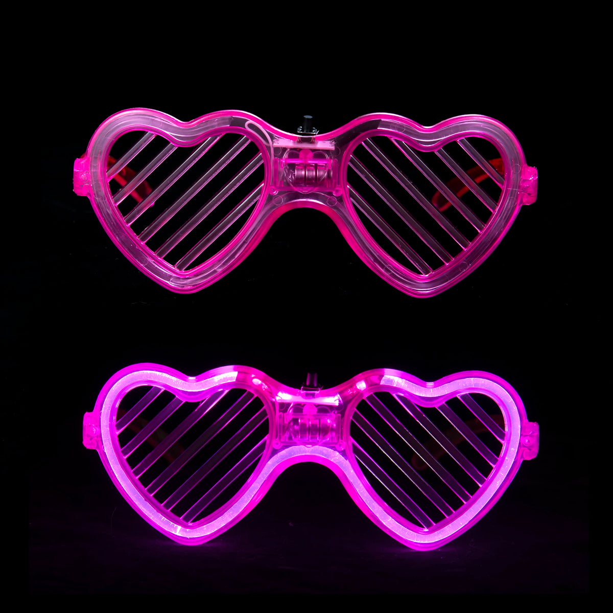 5/10/15/20/30 Pcs Led Neon Party Glasses Light Up Sunglasses Glow in the Dark Glasses for Kids Adults Party Supplies