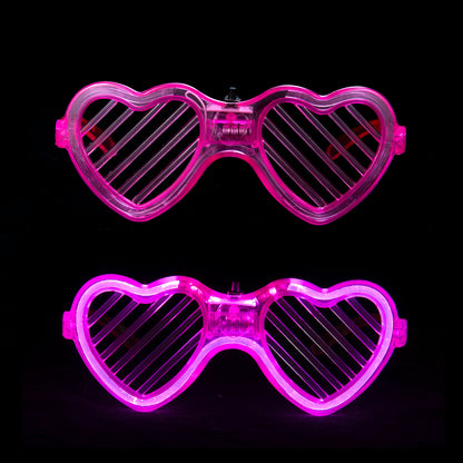 5/10/15/20/30 Pcs Led Neon Party Glasses Light Up Sunglasses Glow in the Dark Glasses for Kids Adults Party Supplies