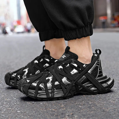 2025 High Quality New Men's Women's Shoes Summer Breathable Running Comfortable Sports Mesh Couple Dad Shoes Male Fashion Shoe
