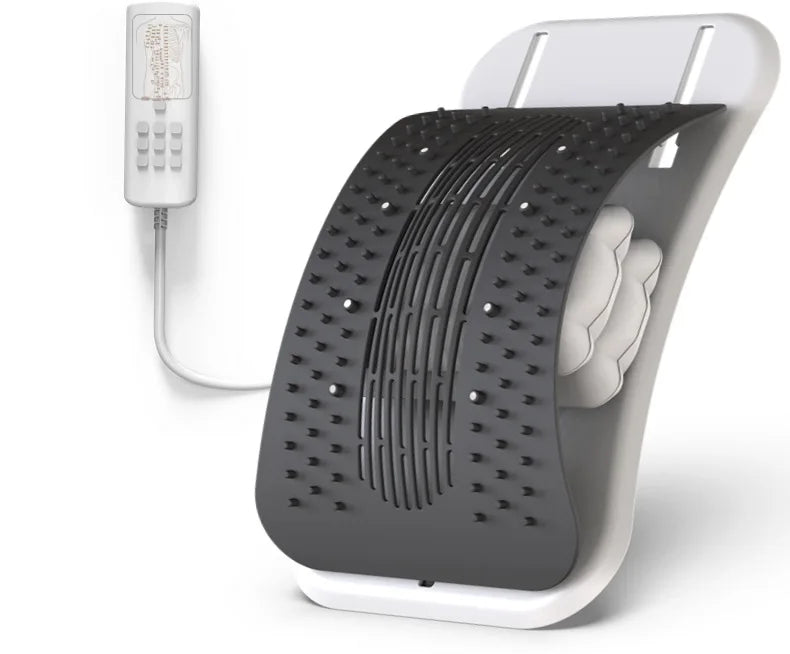 Lumbar Back Stretcher, Home Use Lower Back Traction Device, Spine Relief Support Massager for Back Discomfort Relief