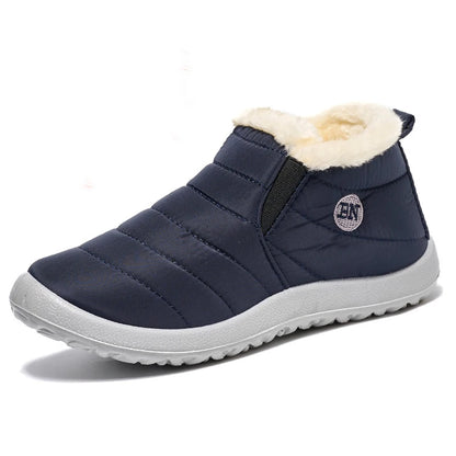 Kidmi Winter Warm Soft Women Shoes Thickened Cold-proof Velvet Cotton Shoes Waterproof Warm Soft Soles Waterproof Cotton Shoes