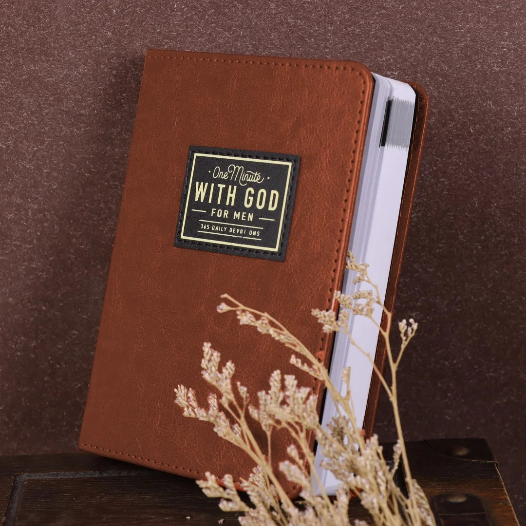 Vintage Brown Journal Notebook, Faux Leather Hardcover Daily Diary for Men & Women, 365 Days Personal Planner for Writing