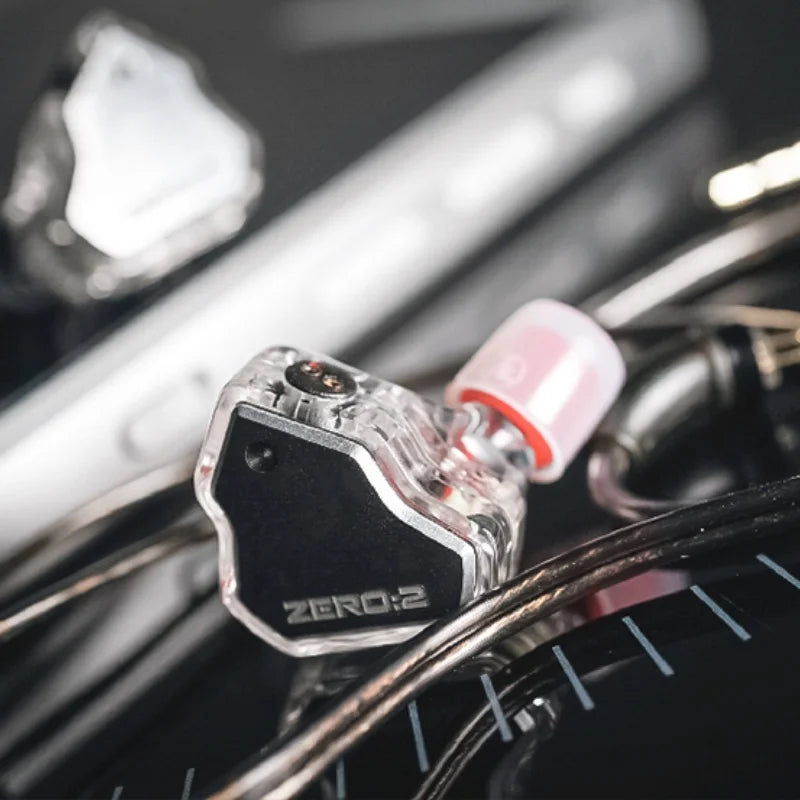 7Hz X Crinacle Zero 2 Headphone 10mm Dynamic Driver Zero2 Wired HIFI IEM Gaming Earbuds with OFC Audio IEM Cable